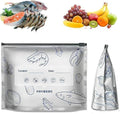 Aluminum Foil Storage Bags With Zip Lock-( pack of 10) (RA-115)