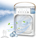 Relaxaura™ Portable Air Cooler – 3-in-1 Mini AC with Mist Cooling & 360° Airflow (RA-054)