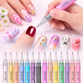 12 colors nail art maker pen set { premium quality } (RA-049)