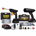 Car Washer Gun + Jet Blower Gun Combo | 48V Cordless Car Cleaning Kit | Flat 20% OFF (RA-007)